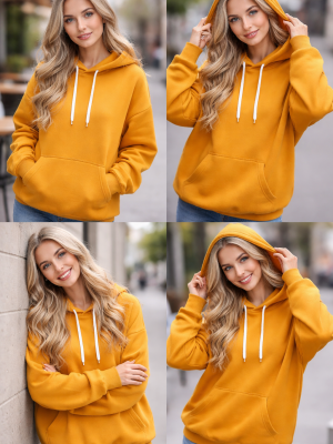 Худи утеплённое oversize с начёсом