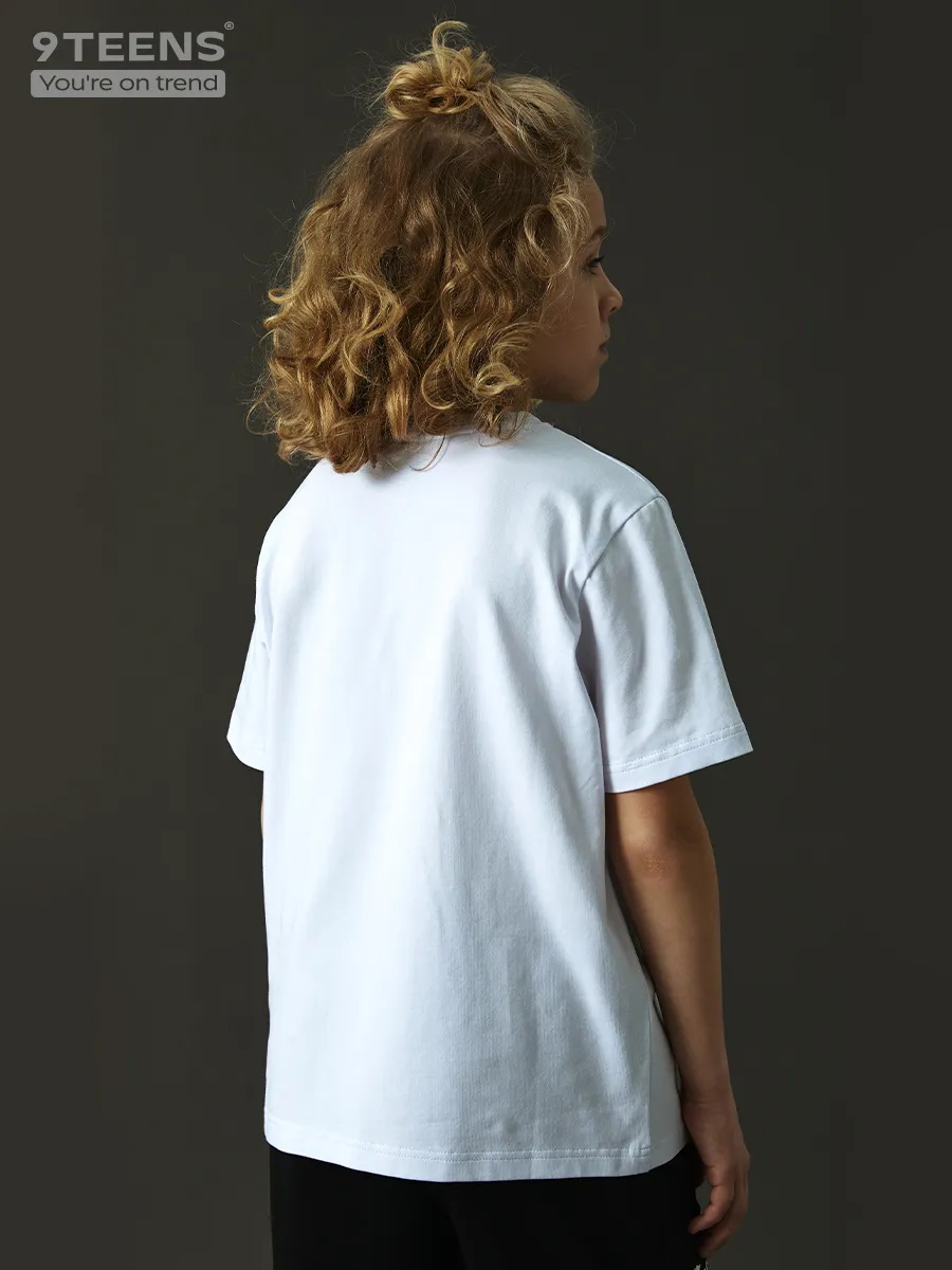 Футболка детская oversize с принтом