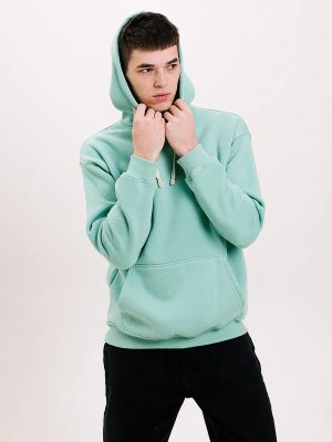 Худи утеплённое oversize с начёсом